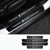 Naklejki Ochronne na Progi BMW – Carbon Look z Logo BMW - zestaw 4 sztuk
